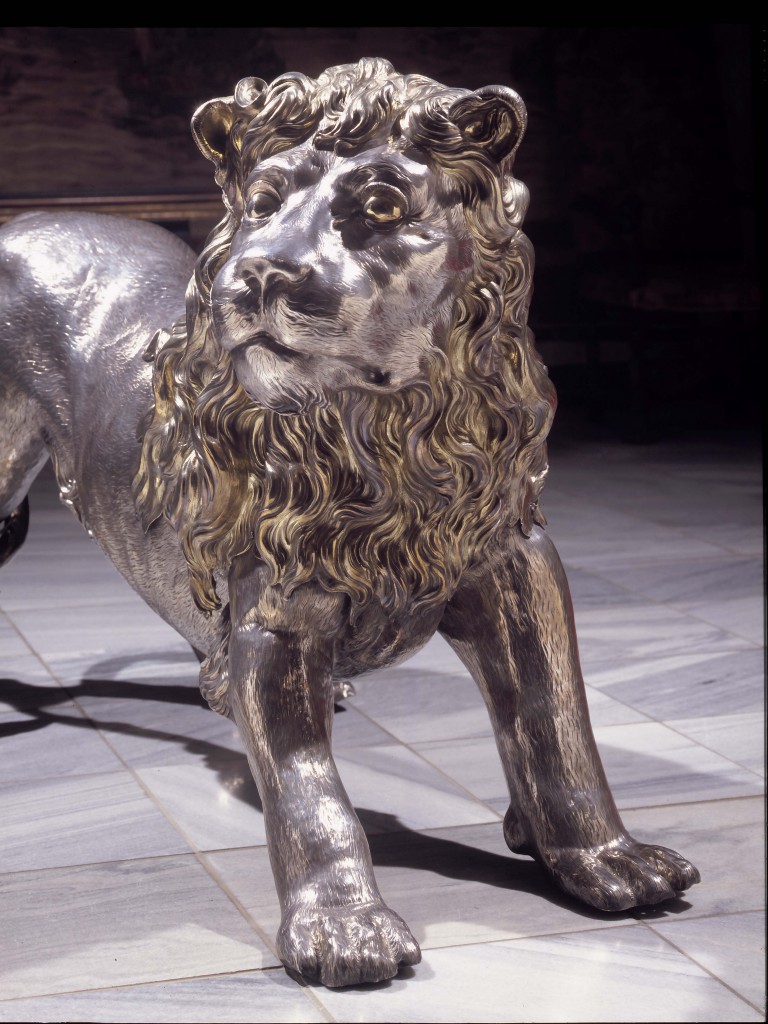 klap patron Personlig Sølvløver i Riddersalen på Rosenborg - Kongernes Samling