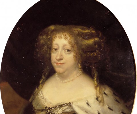 Portræt af Sophie Amalie ca. på Rosenborg - Kongernes Samling