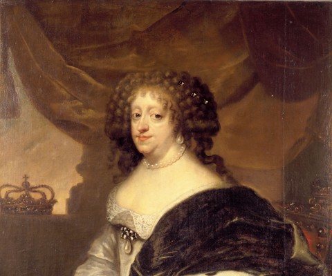 Portrait of Queen Amalie, 1675 - The Royal Danish Collection